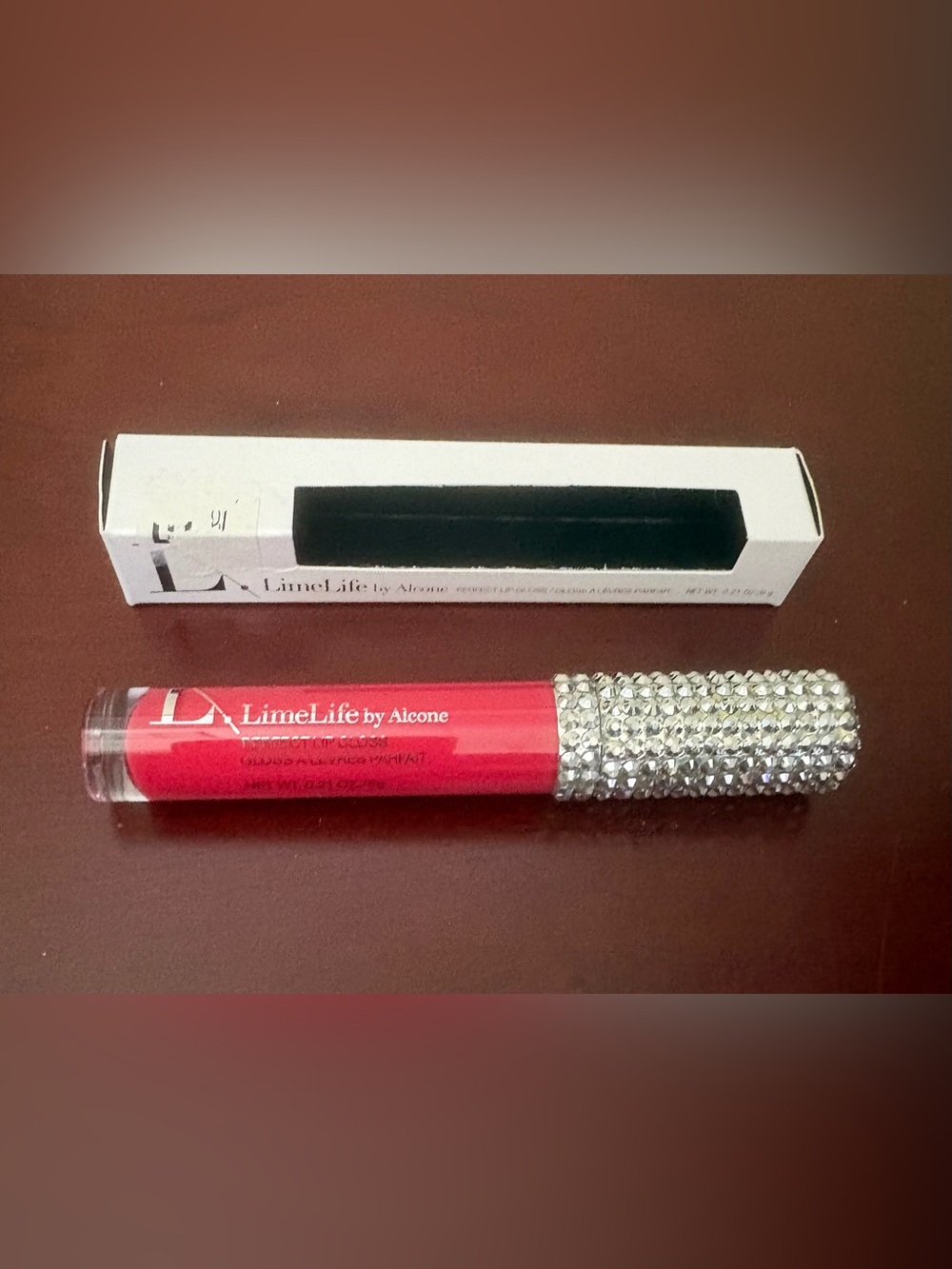 LimeLife by Alcone Perfect Lip Gloss .21 oz NIB shade Courage